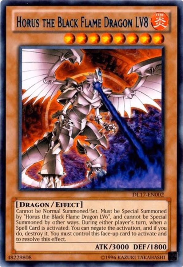Horus the Black Flame Dragon LV8 (Blue)