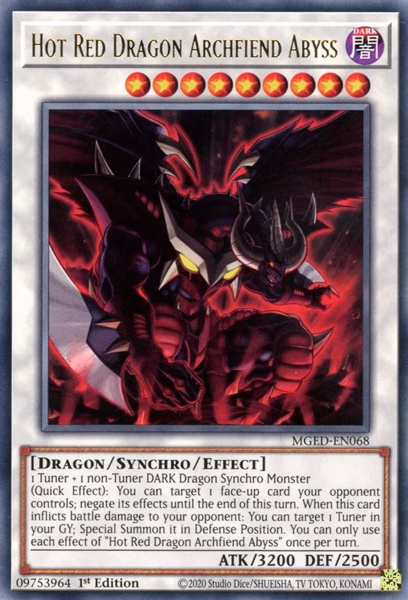 Hot Red Dragon Archfiend Abyss