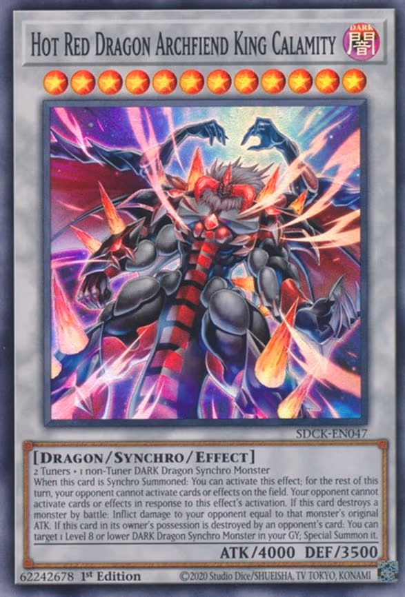 Hot Red Dragon Archfiend King Calamity