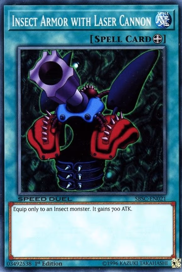 Insect Armor with Laser Cannon
