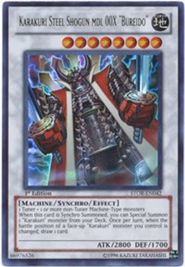 Karakuri Steel Shogun mdl 00X "Bureido"