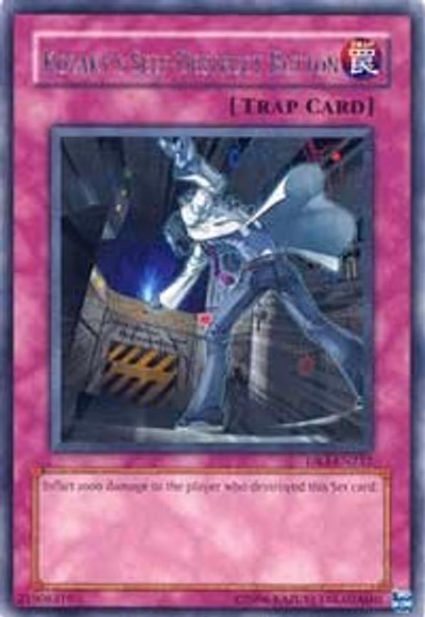 Kozaky's Self-Destruct Button