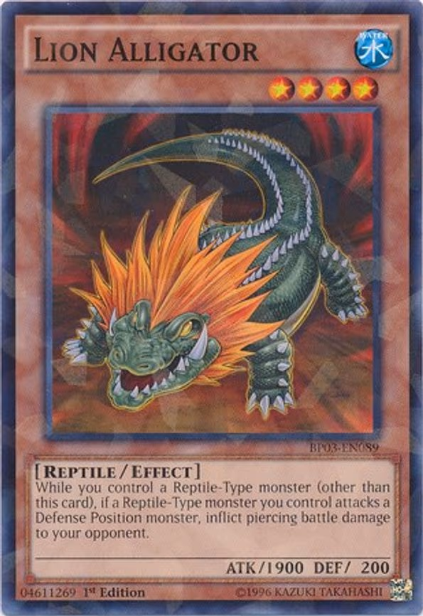 Lion Alligator (Shatterfoil)