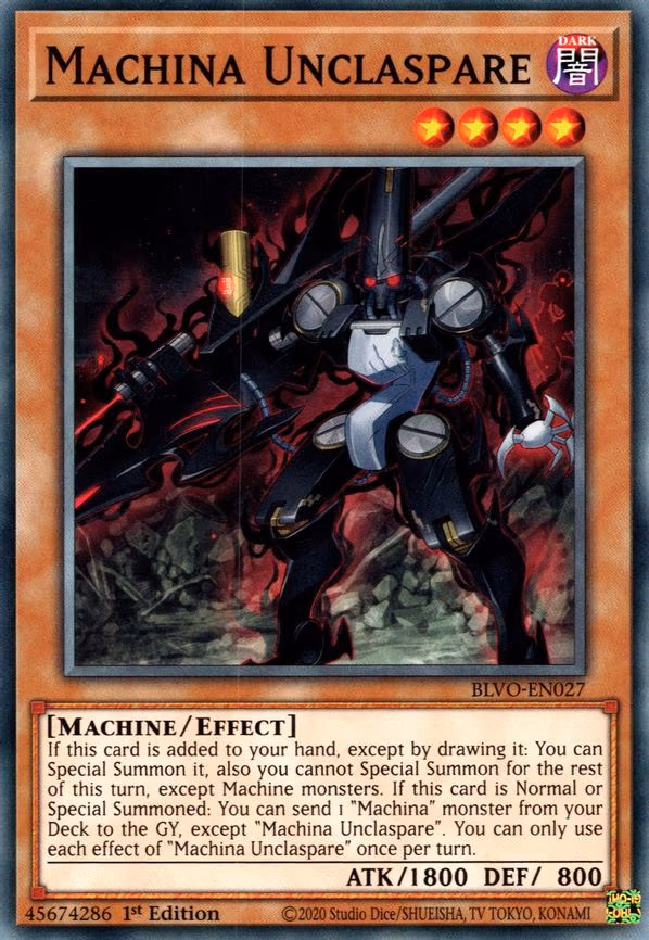 Machina Unclaspare
