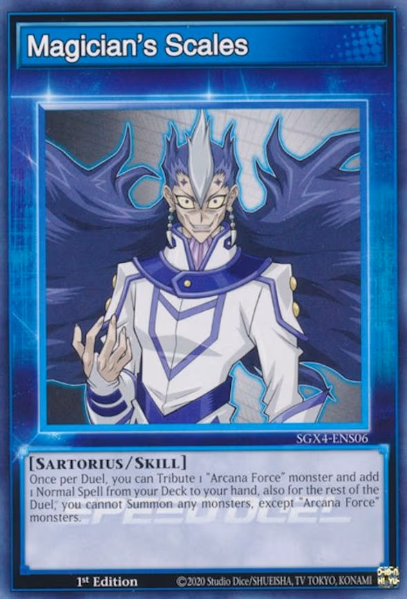 Magician's Scales (Skill Card)