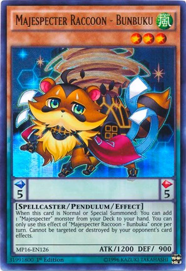 Majespecter Raccoon - Bunbuku