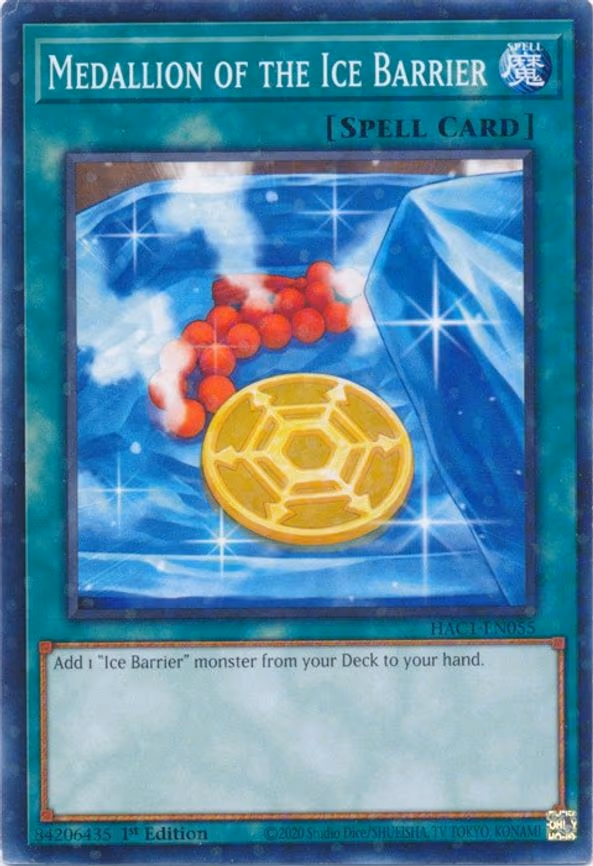 Medallion of the Ice Barrier (Duel Terminal)