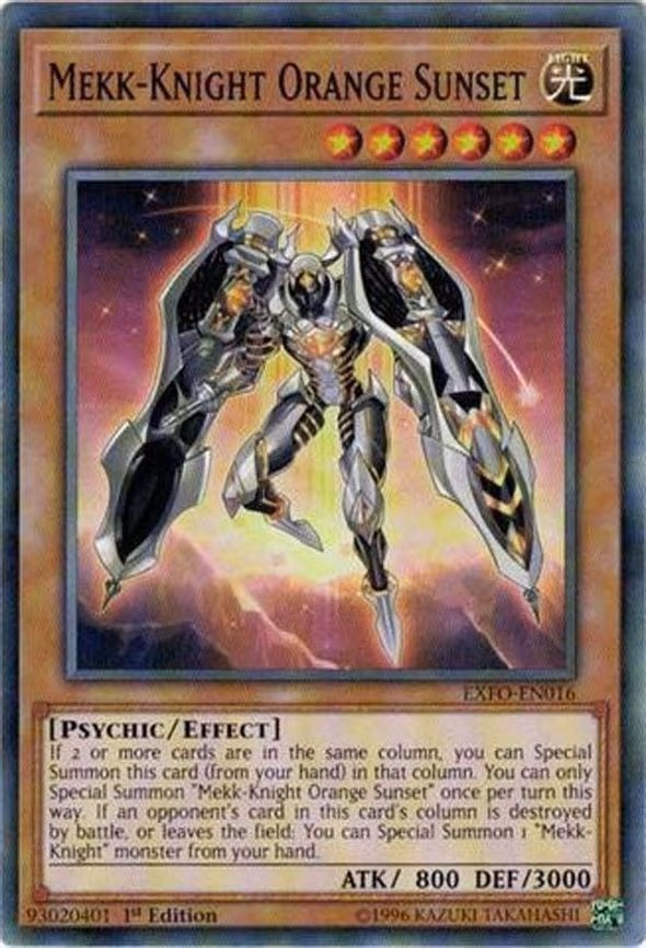 Mekk-Knight Orange Sunset