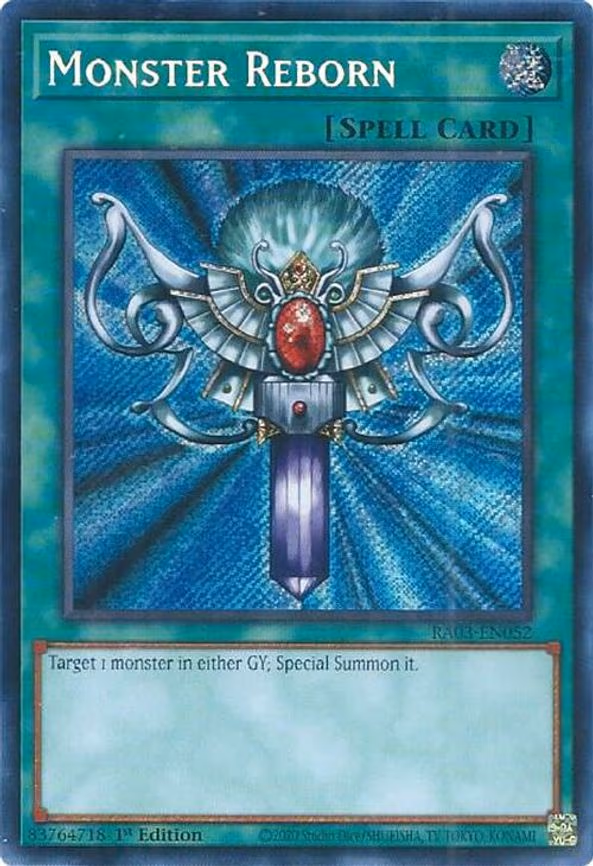 Monster Reborn - Secret Rare (RA03-EN052)