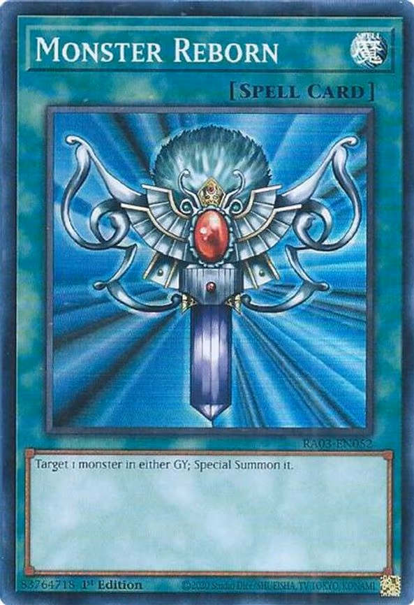Monster Reborn - Super Rare (RA03-EN052)