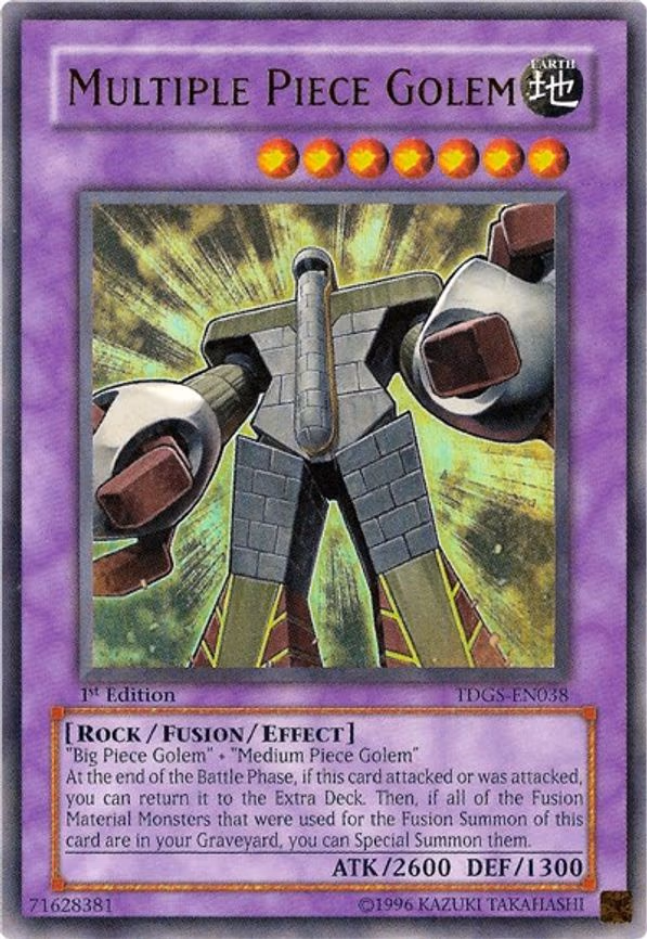 Multiple Piece Golem