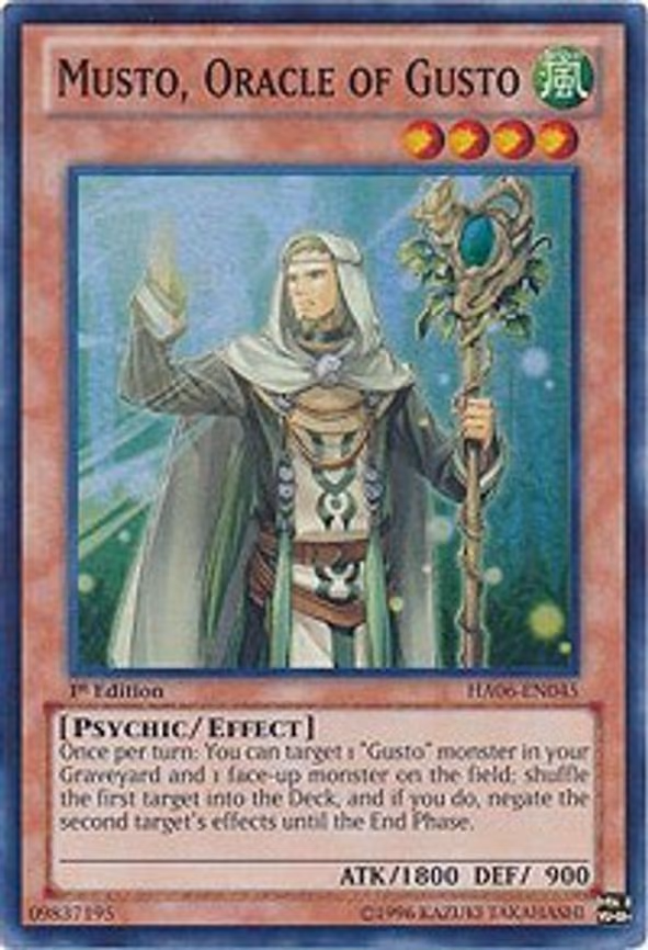Musto, Oracle of Gusto