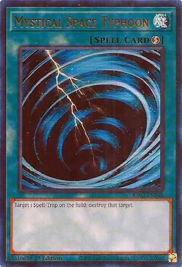 Mystical Space Typhoon - Ultra Rare (RA02-EN048)