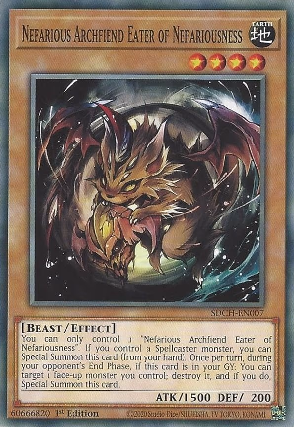 Nefarious Archfiend Eater of Nefariousness