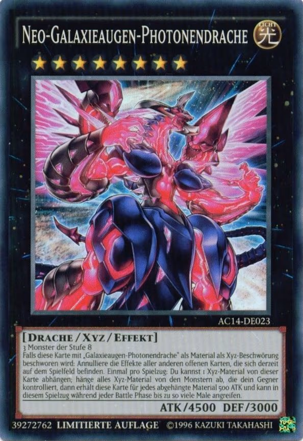Neo Galaxy-Eyes Photon Dragon (German) - "Neo-Galaxieaugen-Photonendrache"