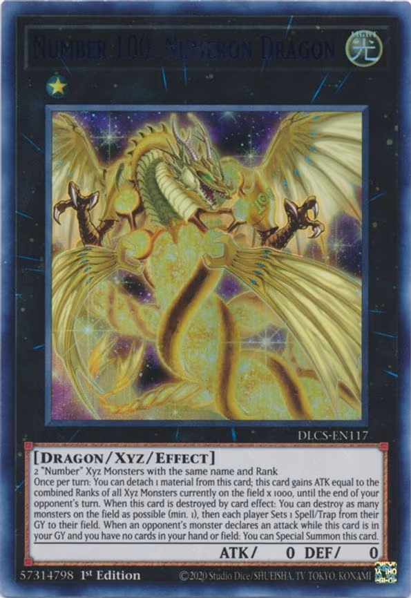 Number 100: Numeron Dragon (Green)