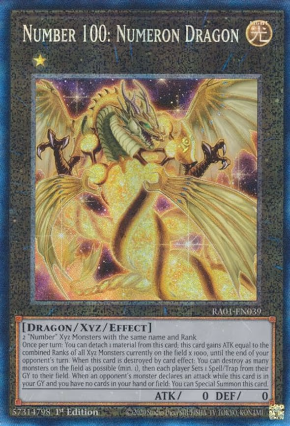 Number 100: Numeron Dragon