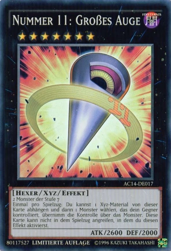 Number 11: Big Eye (German) - "Nummer 11: Großes Auge"