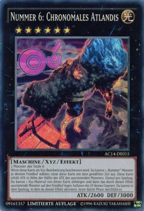 Number 6: Chronomaly Atlandis (German) - "Nummer 6: Chronomales Atlandis"