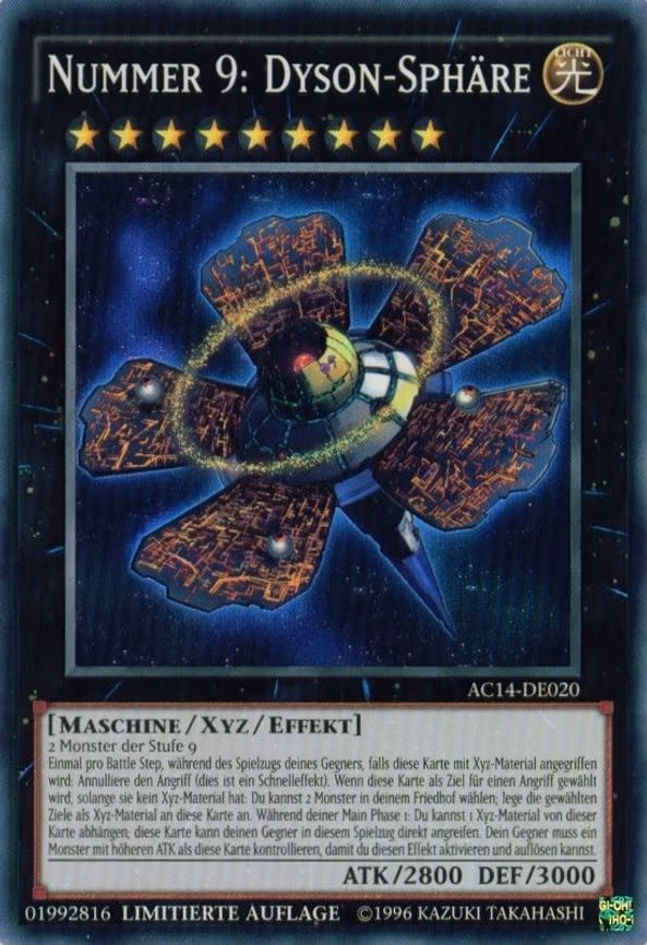 Number 9: Dyson Sphere (German) - "Nummer 9: Dyson-Sphäre"