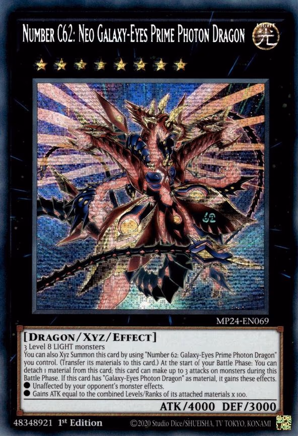 Number C62: Neo Galaxy-Eyes Prime Photon Dragon