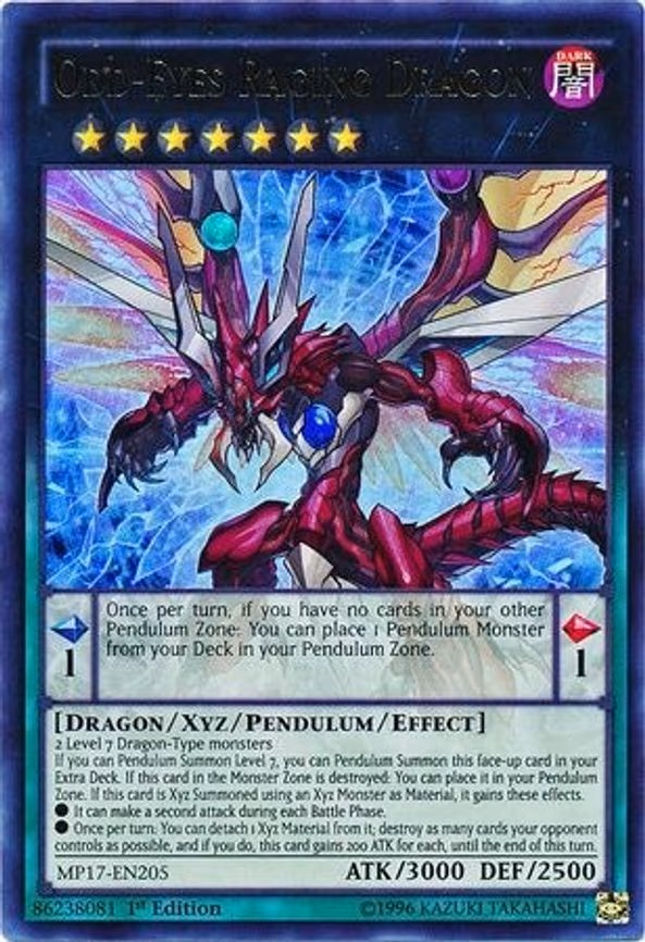 Odd-Eyes Raging Dragon