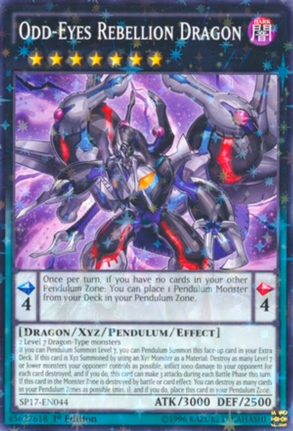 Odd-Eyes Rebellion Dragon (Starfoil)