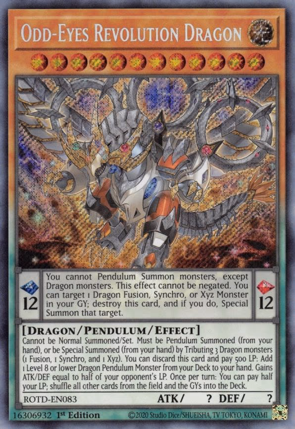 Odd-Eyes Revolution Dragon