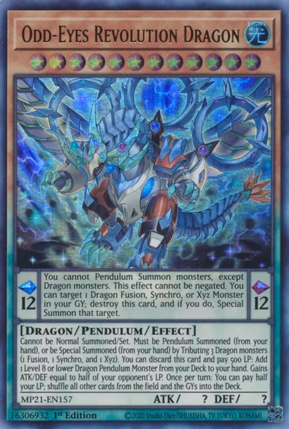 Odd-Eyes Revolution Dragon