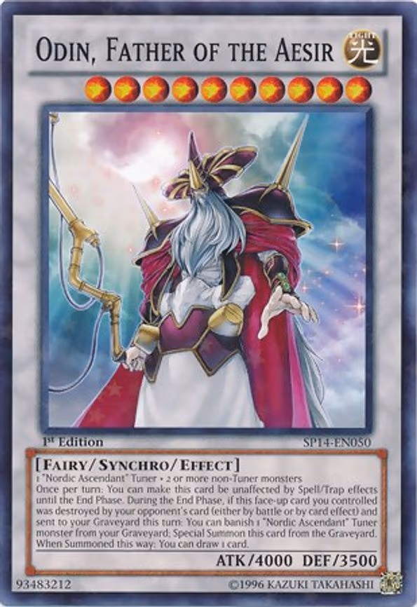 Odin, Father of the Aesir (Starfoil) - Starfoil Rare (SP14-EN050)