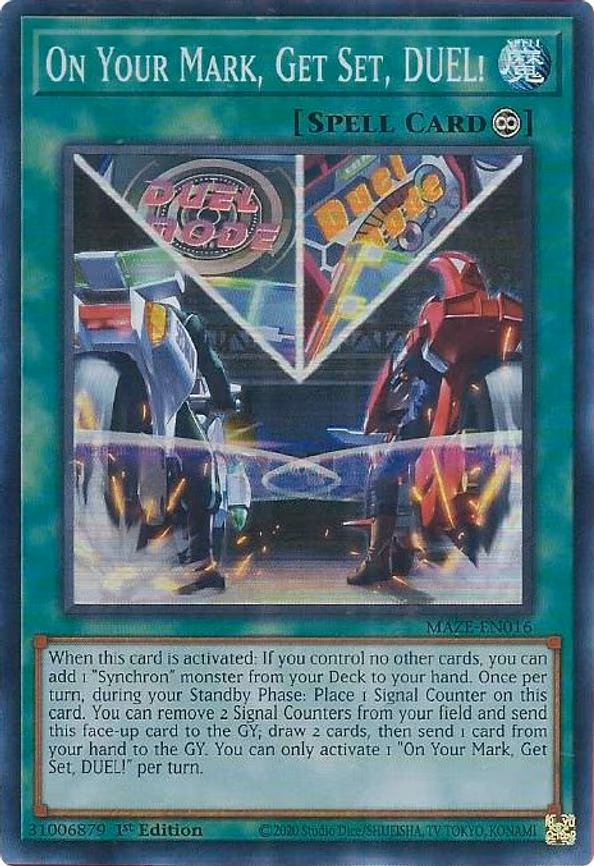 On Your Mark, Get Set, DUEL!