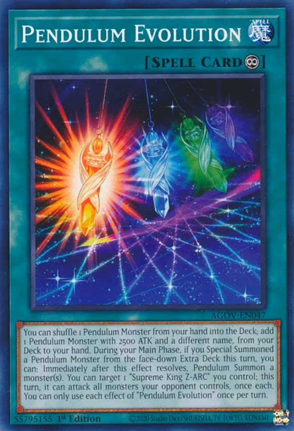 Pendulum Evolution