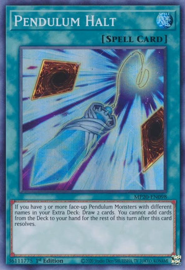 Pendulum Halt