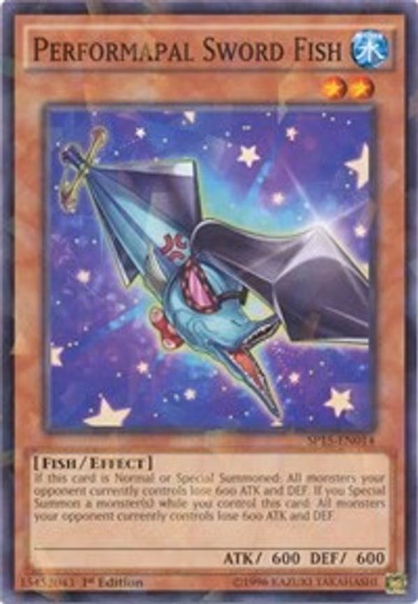 Performapal Sword Fish (Shatterfoil)