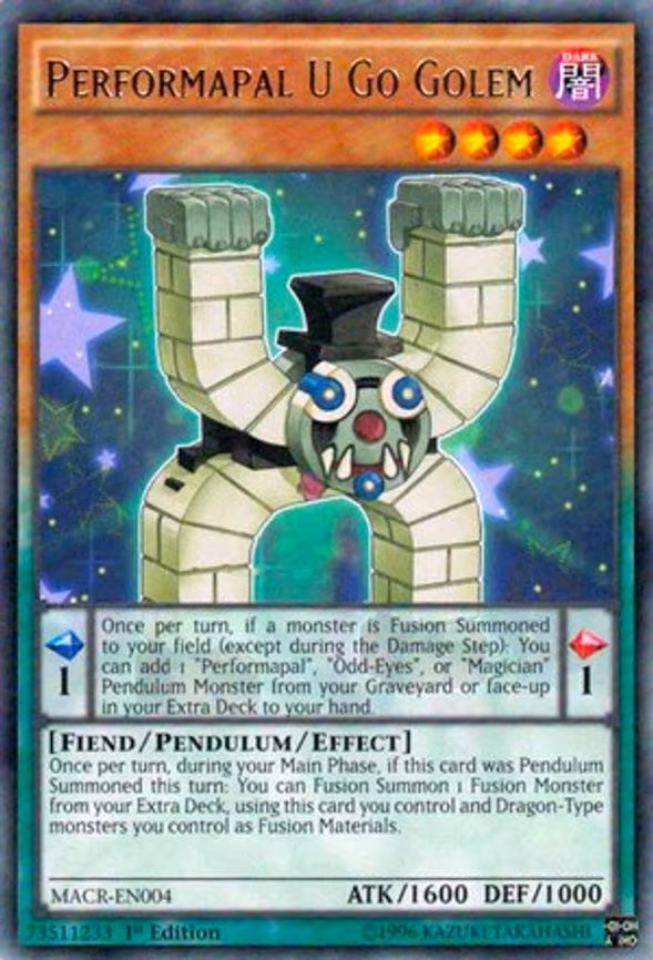 Performapal U Go Golem