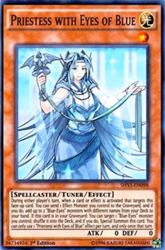 Priestess with Eyes of Blue