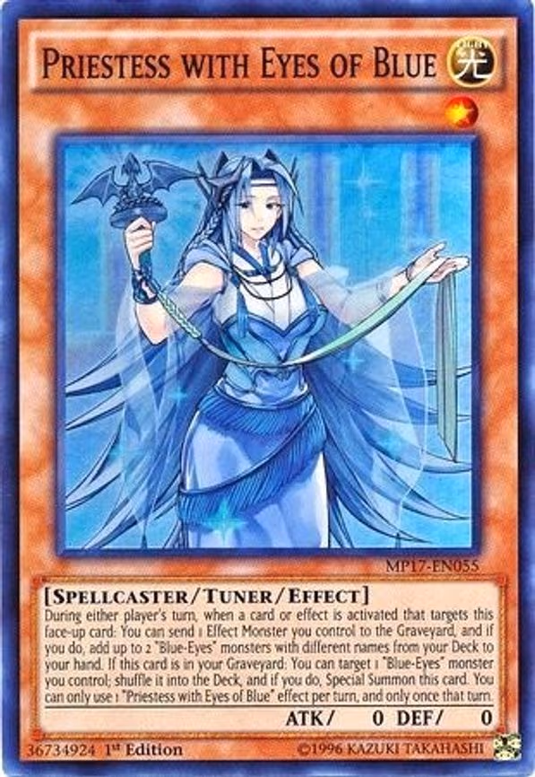 Priestess with Eyes of Blue