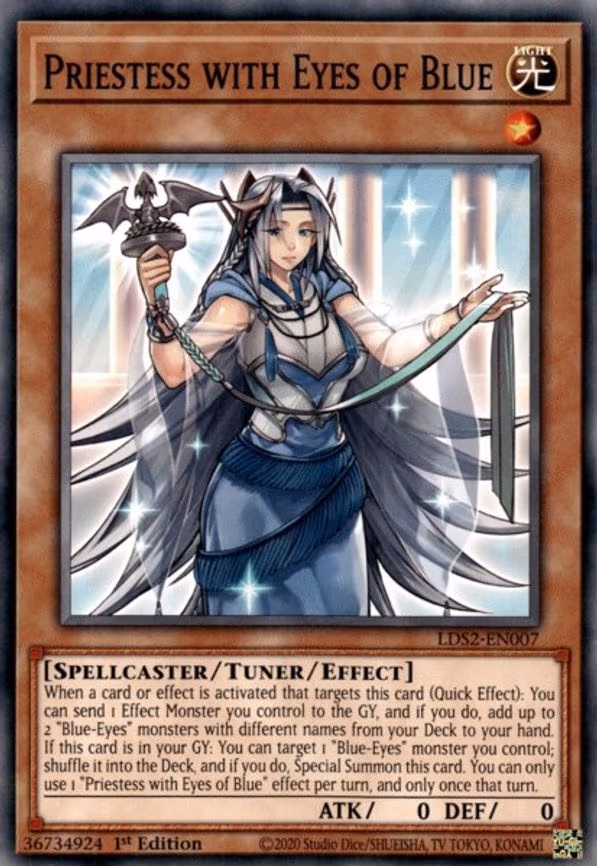 Priestess with Eyes of Blue