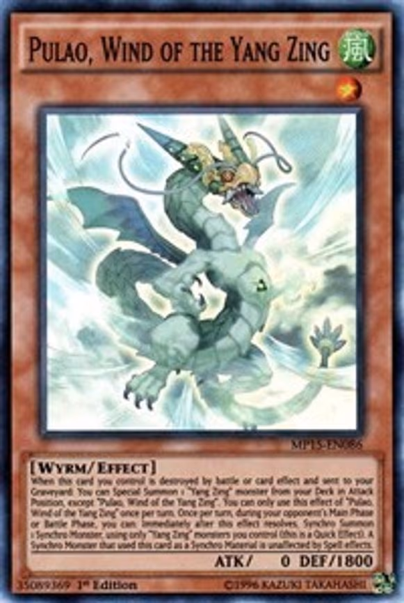 Pulao, Wind of the Yang Zing