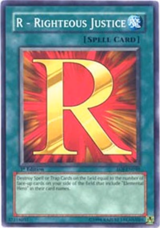 R - Righteous Justice