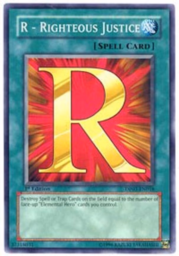 R - Righteous Justice