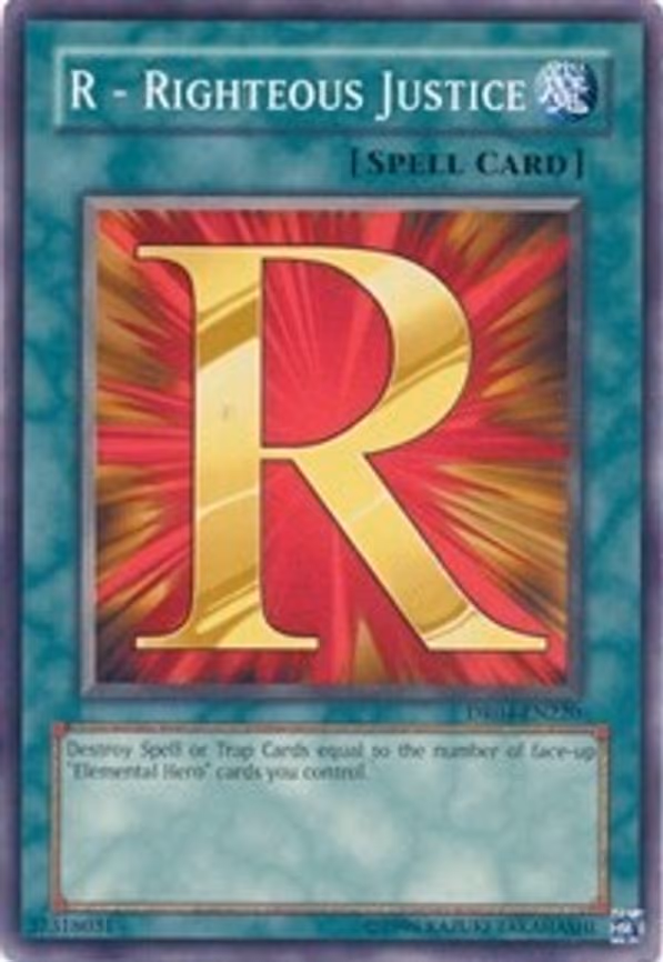 R - Righteous Justice