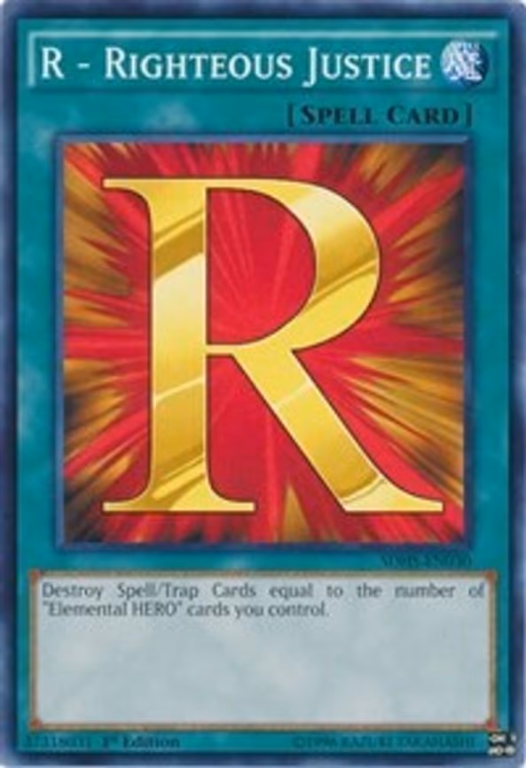 R - Righteous Justice