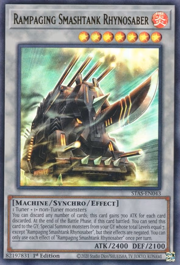 Rampaging Smashtank Rhynosaber