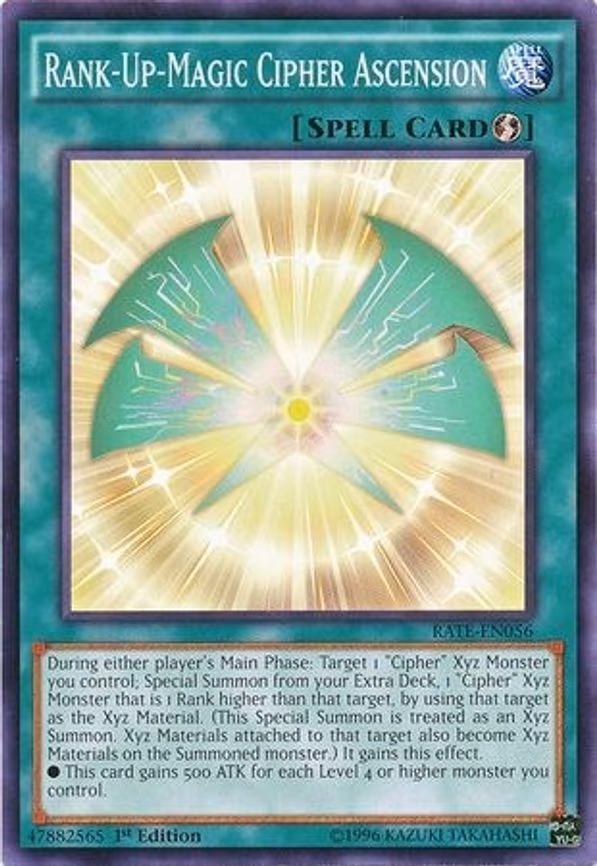 Rank-Up-Magic Cipher Ascension