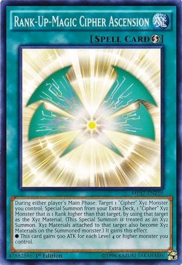 Rank-Up-Magic Cipher Ascension