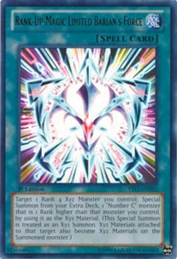 Rank-Up-Magic Limited Barian's Force