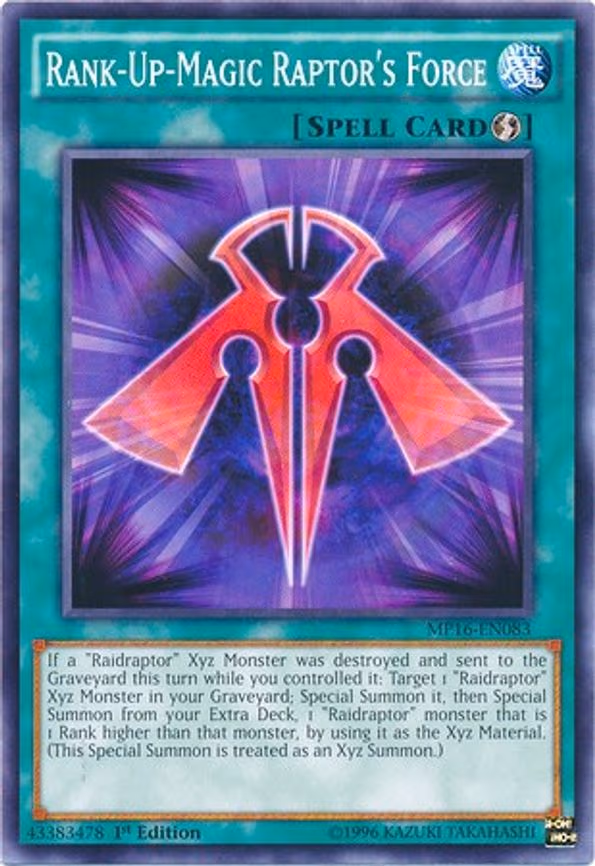Rank-Up-Magic Raptor's Force