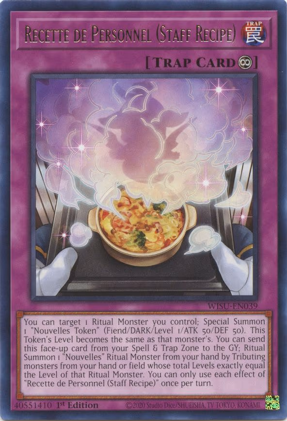 Recette de Personnel