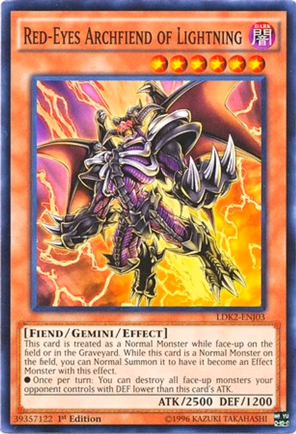 Red-Eyes Archfiend of Lightning